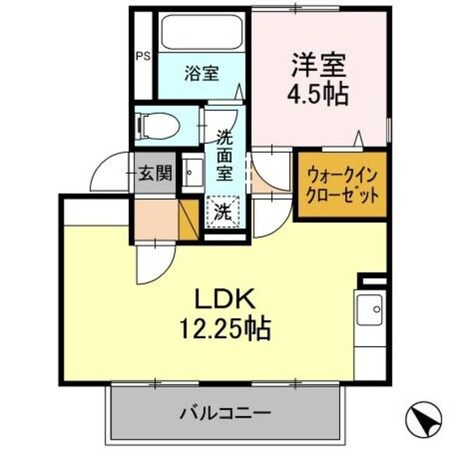 ボナール1996の物件間取画像